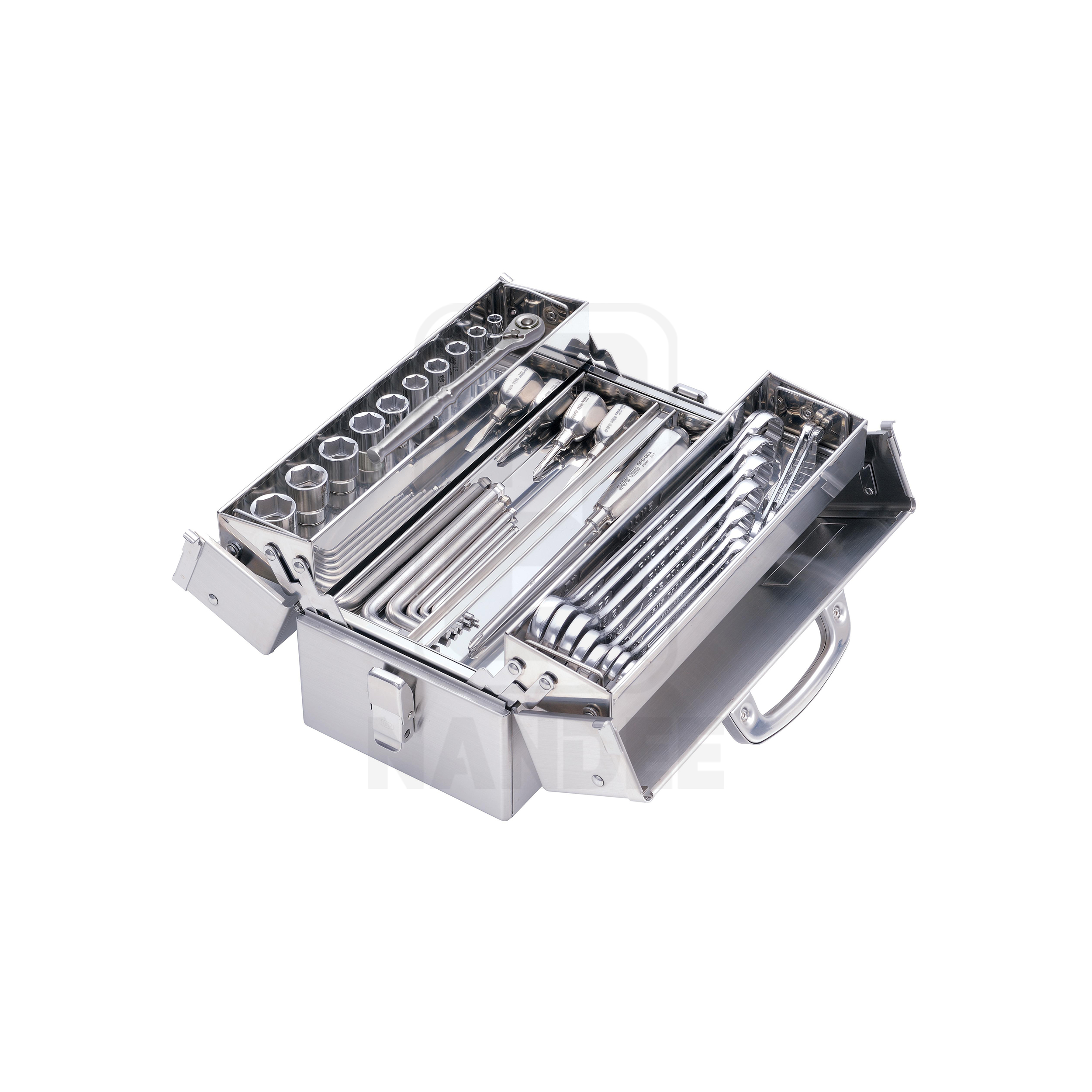 44 pcs Stainless Steel Tool Box Set (111-34-SU352)