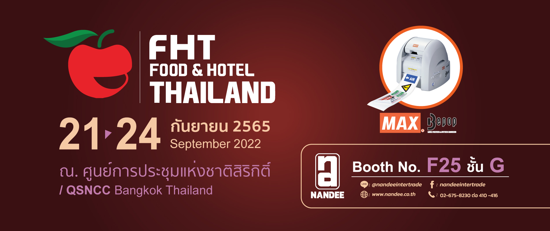 Food and Hospitality Thailand 2022