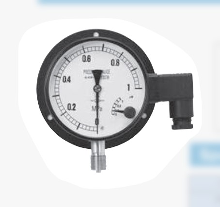 PRESSURE GAUGE WITH MICRO-CONTACTS