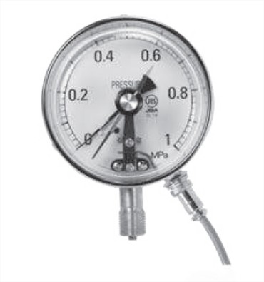 PRESSURE GAUGE WITH CONTACTS